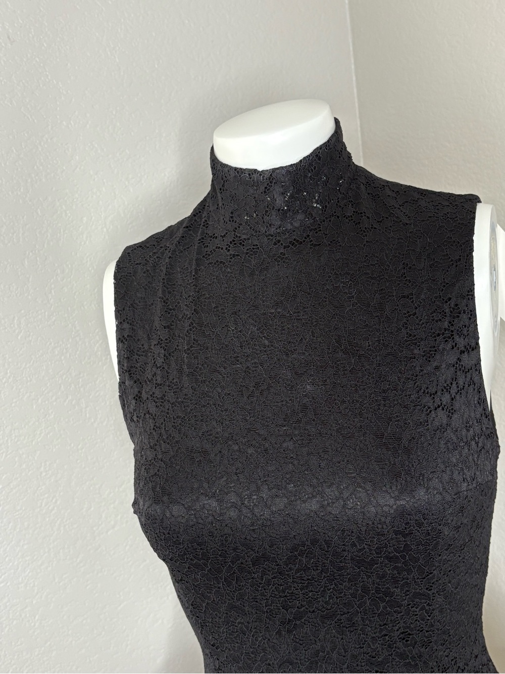 Zara‎ Sleeveless Lace Bubble Skirt Mini Dress Small New Going Out - Picture 4 of 16